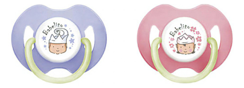 Chupete Simetrico Con Capuchón Princess Babelito 0m+ Color Celeste Período De Edad Talle 1