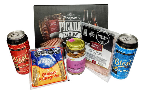 Picada Box Brunch Premium N: 6 (para Regalar O Regalarte) 