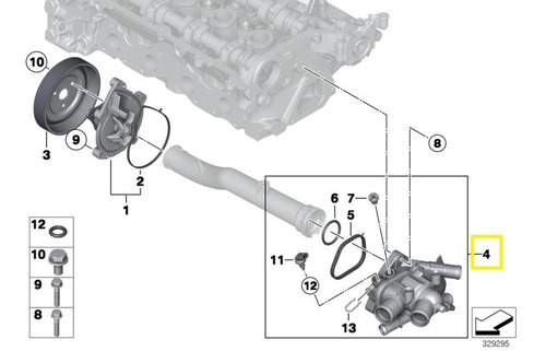 Termostato Motor Mini Countryman 2010-2016 Oem *