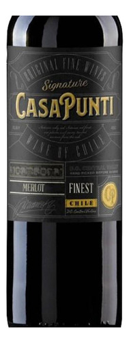 Pack De 6 Vino Tinto Casa Punti Merlot 750 Ml