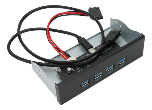Hub Usb 3.2 Para Panel Frontal, Conector Estable De 5,25 Pul