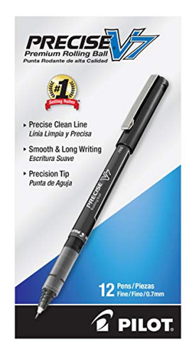 Pilot, Precise V7, Bolígrafos Rodantes De Tinta Líquida Con