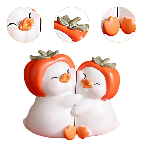 Figura De De Pareja De Dibujos Animados De Resina, Adorno De