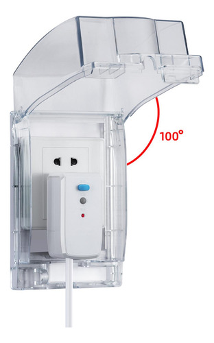 Cubierta De Enchufe Impermeable Para Cocina Y Transparente