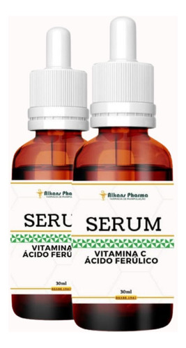 Combo 2 Sérum C 10 % De Vit C E 0,5% De Ácido Ferúlico 30 Ml