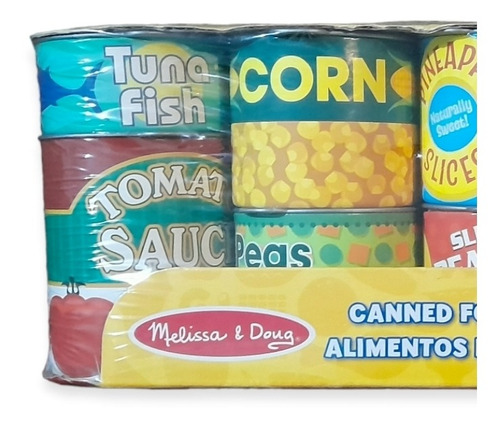 Latas Didácticas Apilables De Alimentos Con Tapas Removibles