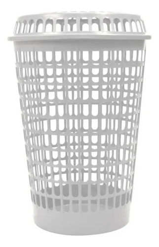 Cesto Para Ropa Con Tapa Iris Plastic Trends 2 Piezas Blanco