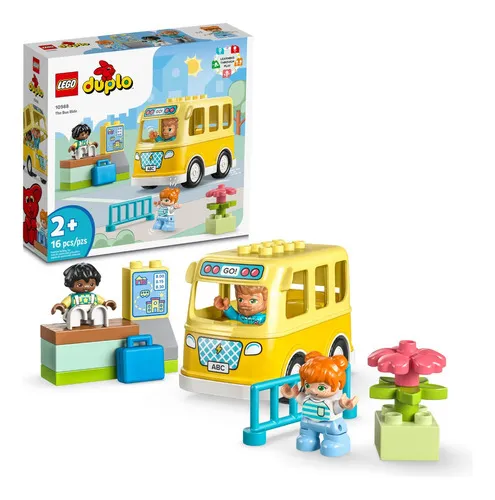 Kit Lego Duplo Town 10988 Paseo En Autobús (16 Piezas) Cantidad De Piezas  16