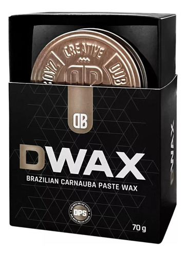 Cera De Carnaúba Híbrida Em Pasta Dub Boyz D Wax - 70g