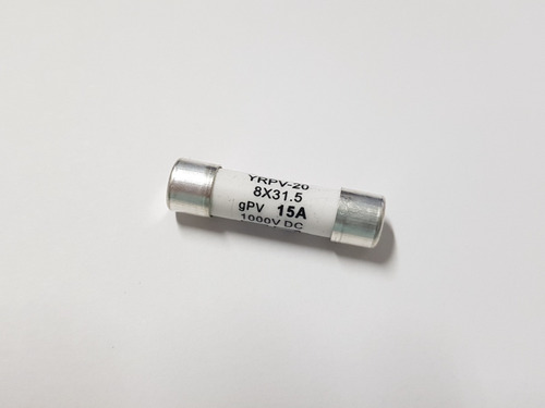 Fusible Fotovoltaico Mini 1000vdc 15a Riel Din