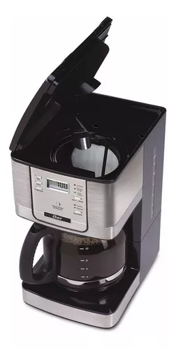 Mixpresso Cafetera de goteo de 12 tazas con pantalla táctil LCD y Wifi,  cafetera programable, jarra de vidrio de borosilicato, sistema antigoteo