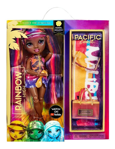 Rainbow High Pacific Coast Phaedra Westward Muñeca