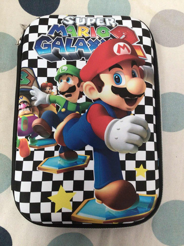 Lapicera Súper Mario Galaxy Niño Estuche Escolar