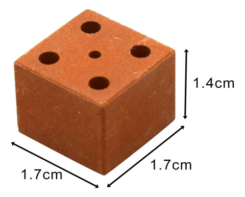 40 Uds. Ladrillos En Miniatura Ladrillos Para Casa De