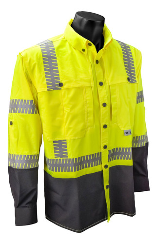 Sw21-3bgr-xl Tipo R Clase 3 Estiramiento Ripstop Camisa