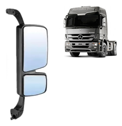 Retrovisor Completo Mercedes Actros Sem Desembaçador