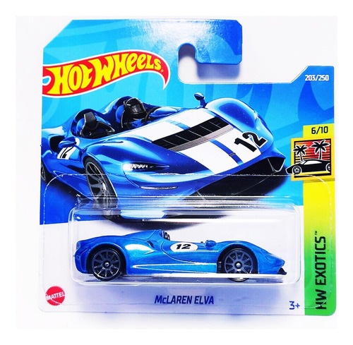 Hot Wheels Mclaren Elva Original Coleccionable