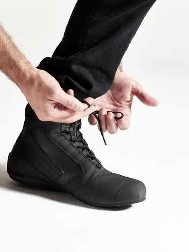 Botas Moto Sneakers Nine To One Tokio Cuero Protecciones