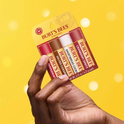 Burt's Bees Set Bálsamos Para Labios Hidratantes 4 Pz