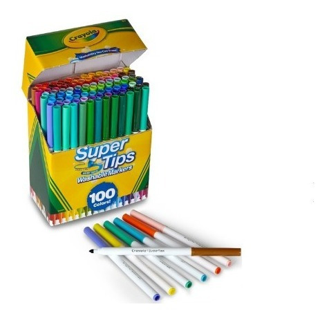 Imagen 6 de 7 de Crayola Super Tips 100 / Entrega Inmediata