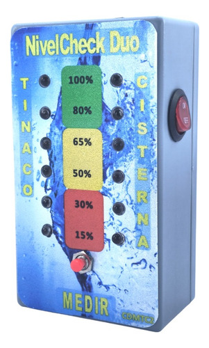 Medidor Nivel Agua Cisterna/tinaco Con Alarma 30mts