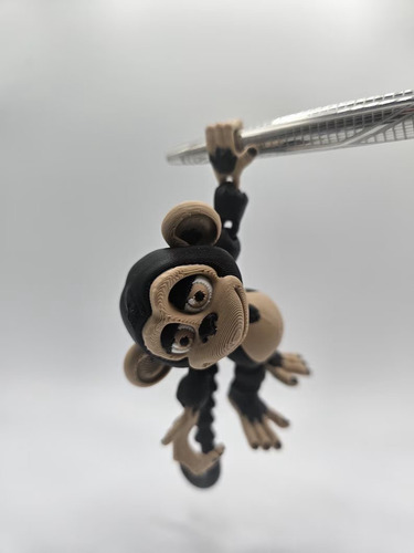 Mono Figura Articulada Juguete Impresión 3d