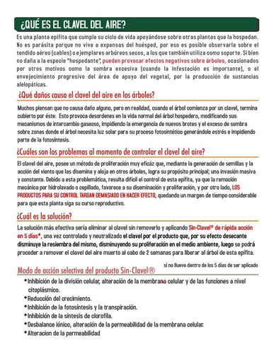 Control Clavel Del Aire Liquenes Musgo Pack X 5 Bls 500 Grs