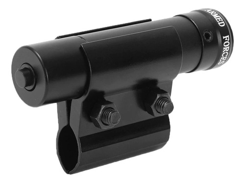 Mira Laser Vermelha Fixa Cano + Chumbinho Perfurante 5.5mm