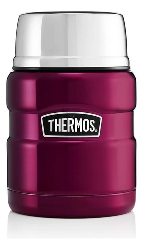 Termo Thermos Comida 470ml King Acero Inox Raspberry