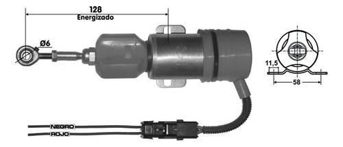 Solenoide Pare Maquinas Viales Y Agricolas