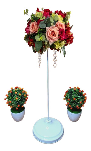 10 -  Base  Vela- Floral  Alto 40cm  - Liso - Deco - Evento