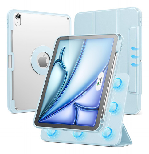 Funda Para Ipad Air 11 Pulgadas Sparin M3 M2 Generación 2025 Azul