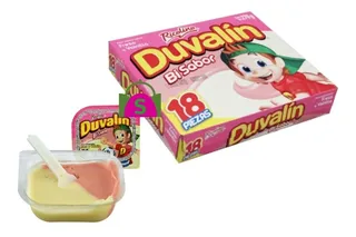 Duvalin Bisabor Fresa Y Vainilla De Ricolino Dulce C/18 Pzs