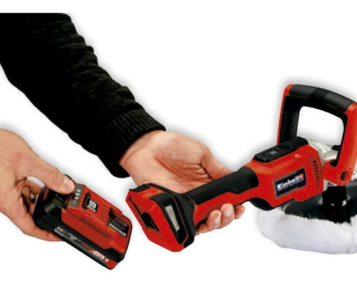 Imagen 4 de 7 de Lustradora Inalambrica Pulidora Einhell Carg Bateria 2,5 Amp