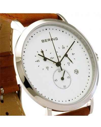 Reloj Bering Men Watch Polished Silver 10540-504