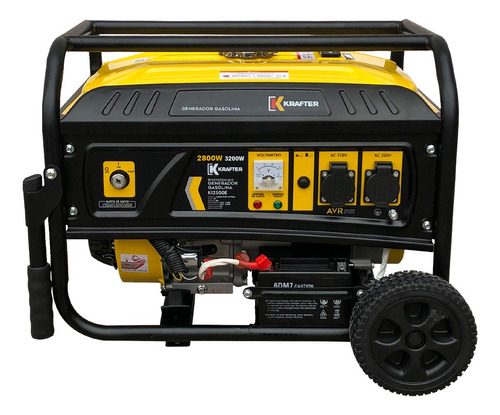 Generador Gasol. Krafter 3200 Watts Ki3500e Part. Electrica