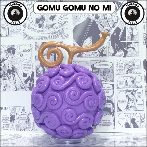 Action Figure - Akuma No Mi - Gomu - Mera - One Piece - Nerd