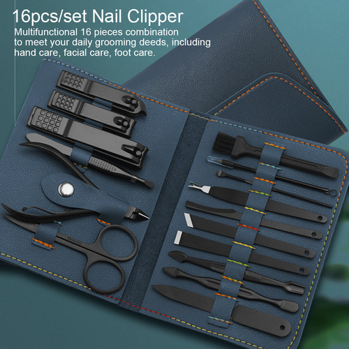Sh Kit Cuidados Pessoais E Cortador Unhas Com 16 Peças,