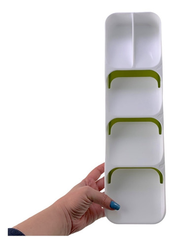 Imagem 4 de 10 de Organizador De Gaveta Porta Talher Multiuso Compacto Prático