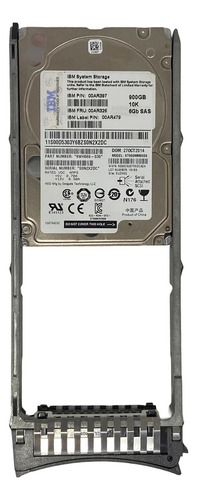 Hd Ibm 900gb 10k 2.5 Sas 6gb 00ar326 00ar397 00ar479 * Cor Prateado