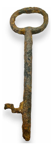 Wow Antiquísima Llave Grande De Hierro De 22.5 Cms (Usado)