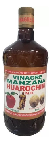 Vinagre De Manzana Huarochiri Organico 1 Litro Con R,s