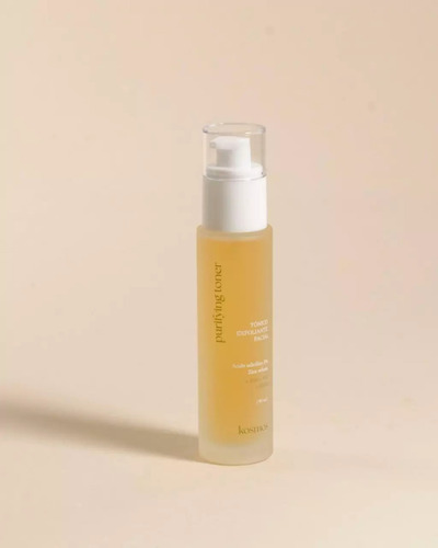 Purifying Toner Kosmos Tónico Purificante Ácido Salicílico 2% + Zinc Ideal para control de oleosidad, prevención de formación de puntos negros, libre de alcohol y fragancia 50mL