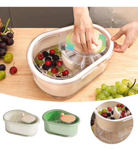 Depurador Portátil De Frutas Con Tapa, Limpiador De Frutas,