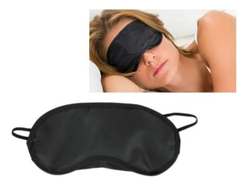 Máscara para dormir, máscara para dormir, viajar, dormir, color negro