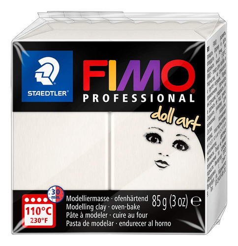 Fimo Professional Doll Art Arcilla 3 Onza Porcelana Semi