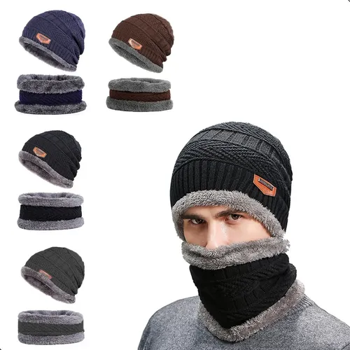 Touca Inverno Masculina Feminina Frio Gorro Preta Toca Lisa Marrom Único