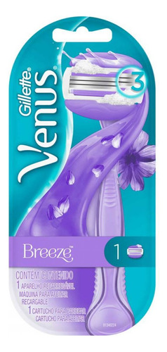 Gillette Venus Breeze Rastrillo Para Afeitar Recargable