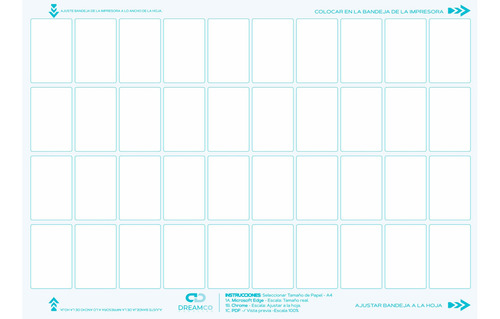 1000 Etiquetas A4 Envíos Full. Planilla Etiqueta 4 X 2.5 Cm.