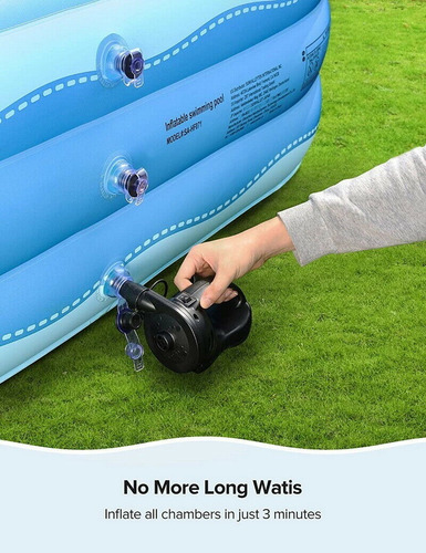 Sable Alberca Inflable 92x56'' Para Niños Y Adultos Sa-hf071 Color Azul